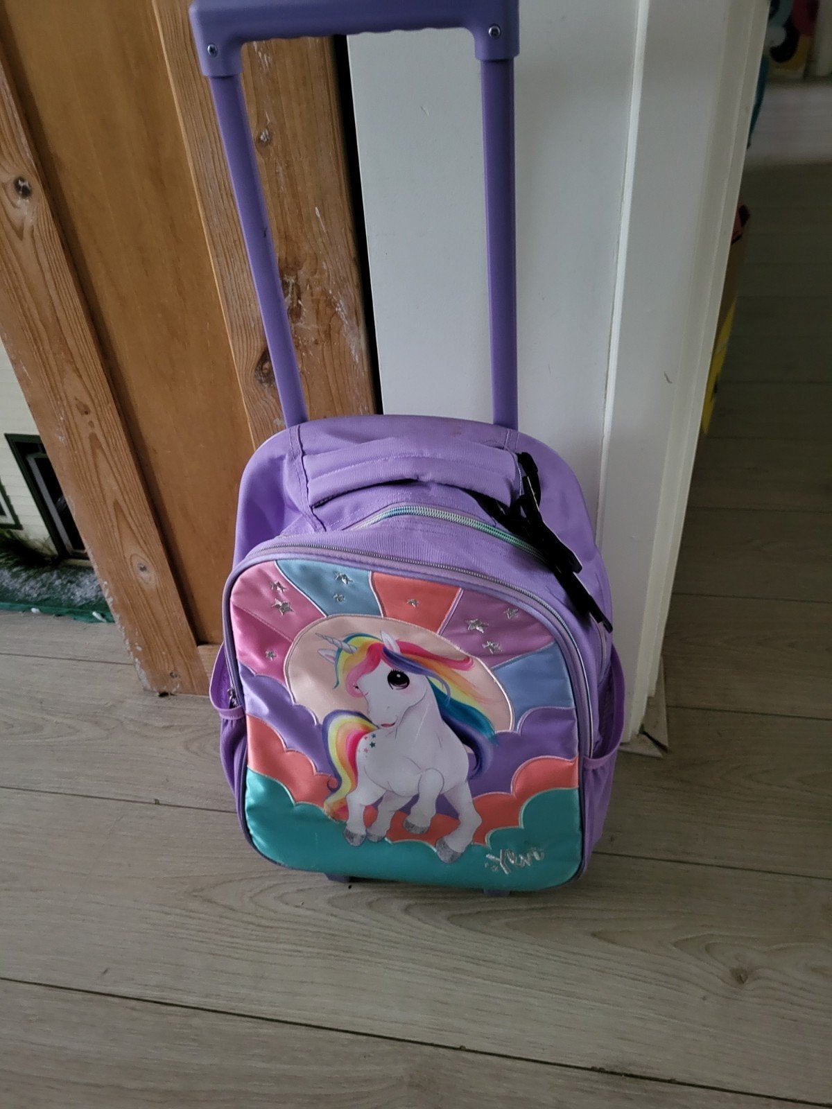 rolkoffer kinderen, Ophalen of Verzenden, Paars, Rugtas