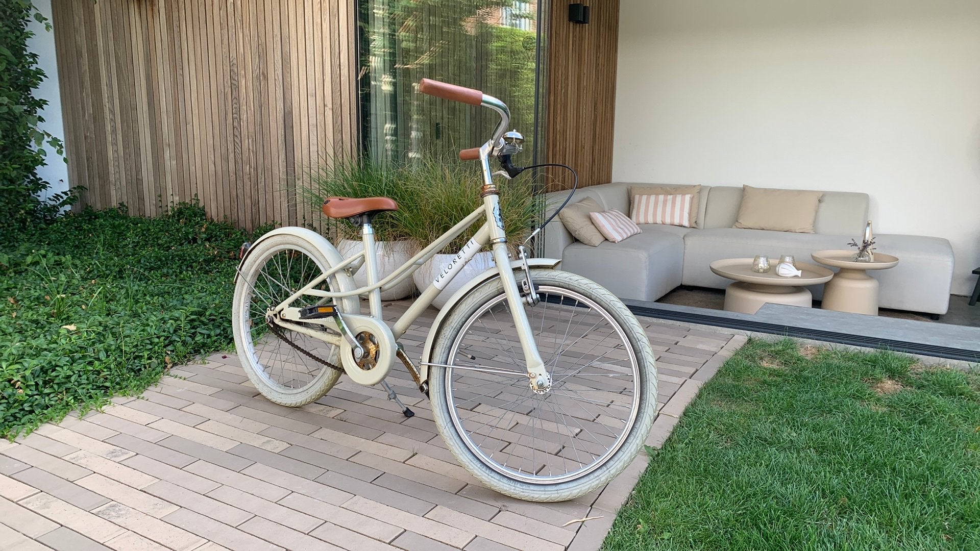 Veloretti Kinderfiets - gebruikt, Ophalen, Zo goed als nieuw, Velgrem, 16 tot 20 inch