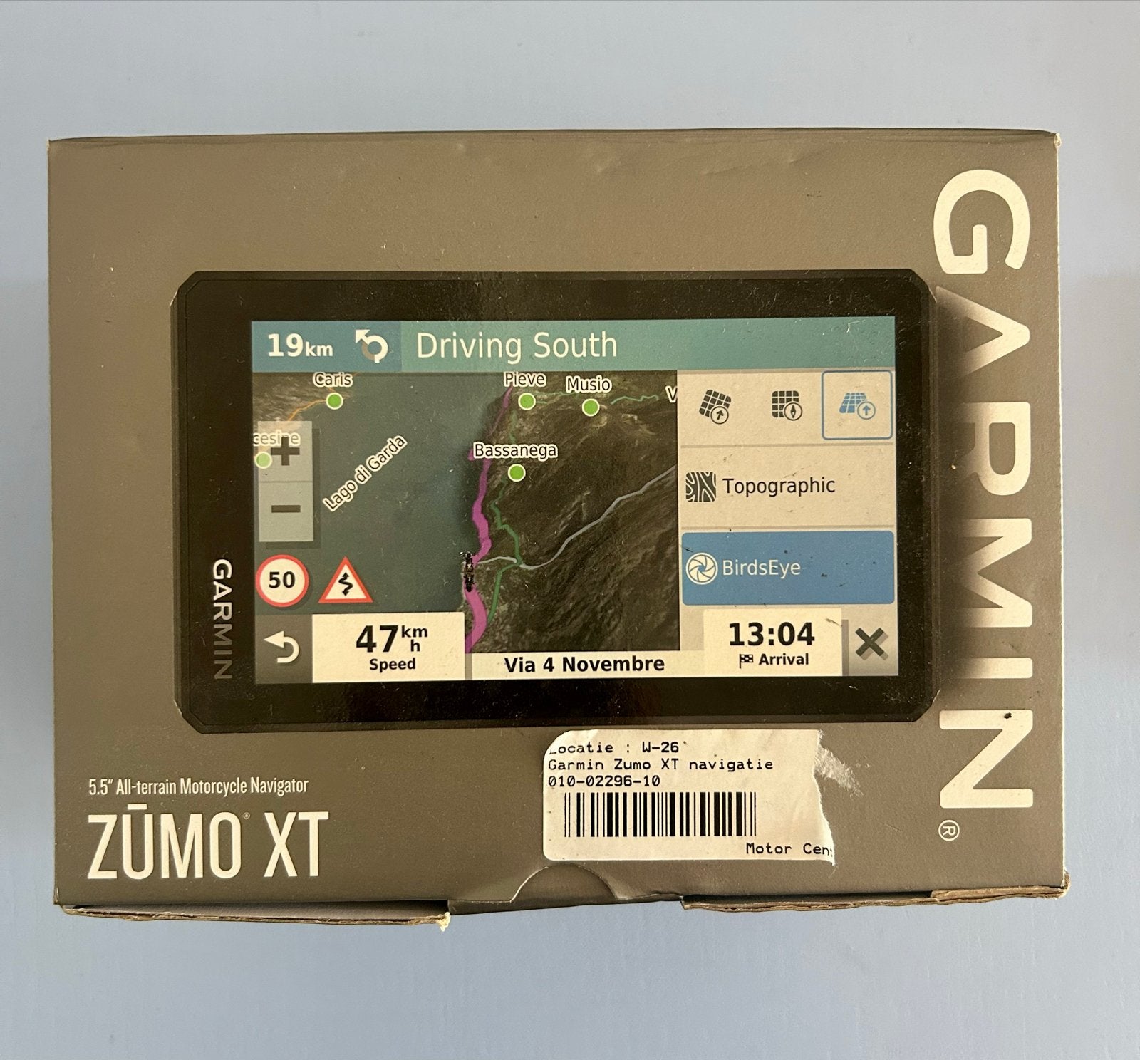 Garmin Zūmo XT 5.5" + Stevige hoes, Ophalen of Verzenden, Zo goed als nieuw