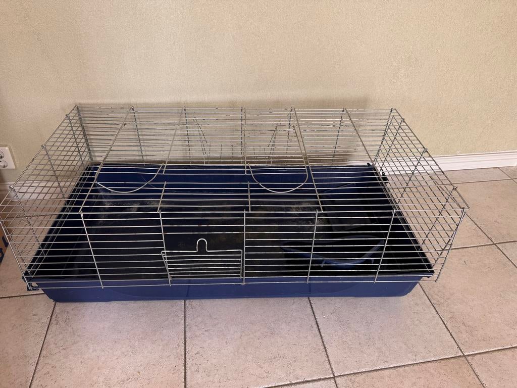 Konijnenhok, Dieren en Toebehoren, Knaagdieren en Konijnen | Hokken en Kooien, Ophalen, Gebruikt, 90 cm of meer, Hok