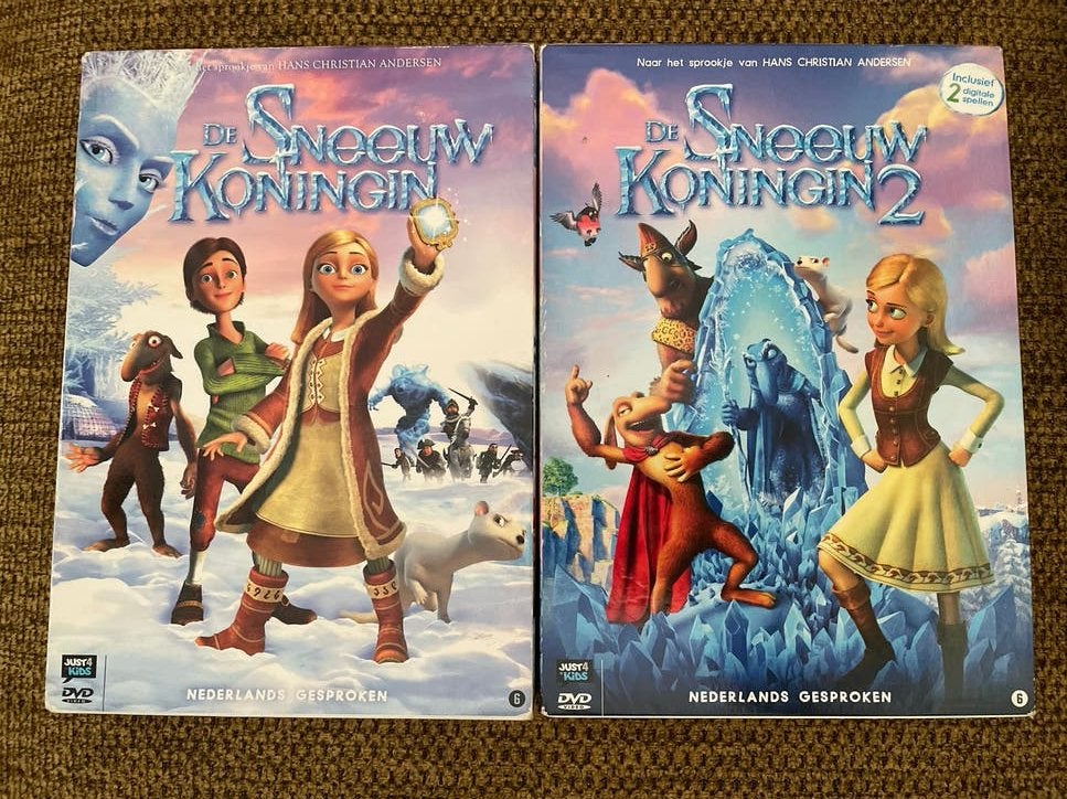 De Sneeuwkoningin 1 & 2 dvd -, Cd's en Dvd's, Gebruikt, Vanaf 6 jaar, Familie, Film