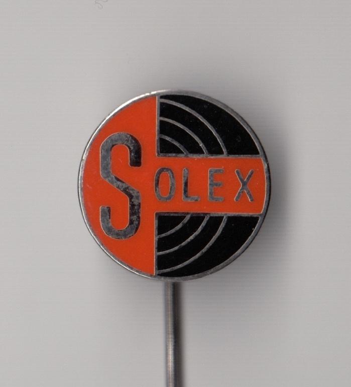 Solex emaille Bromfiets Motor speldje, Gebruikt, Niet vindbaar, Niet vindbaar, Speldje of Pin