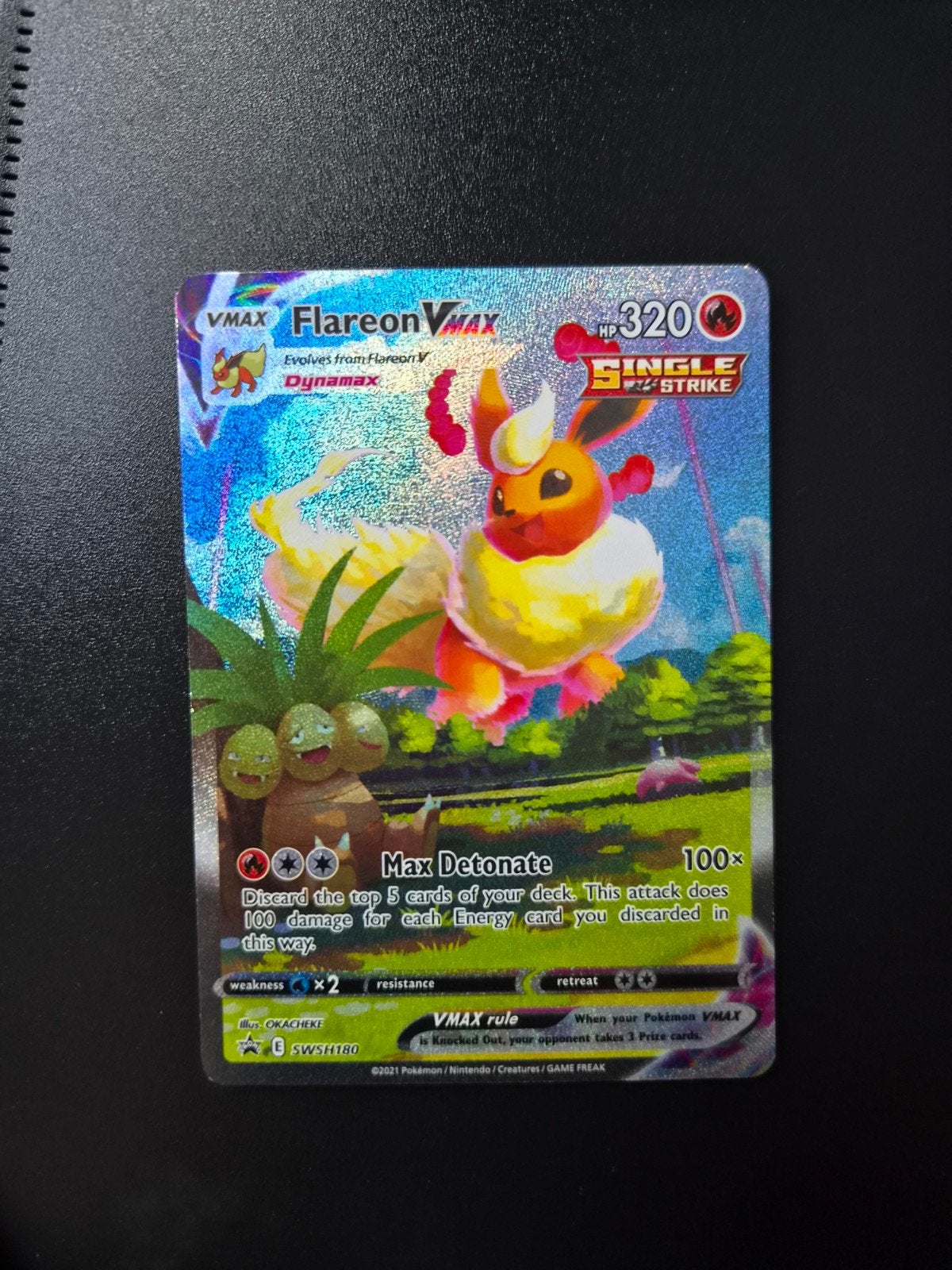 Flareon SWSH180 Pokemon Promo, Ophalen of Verzenden, Zo goed als nieuw