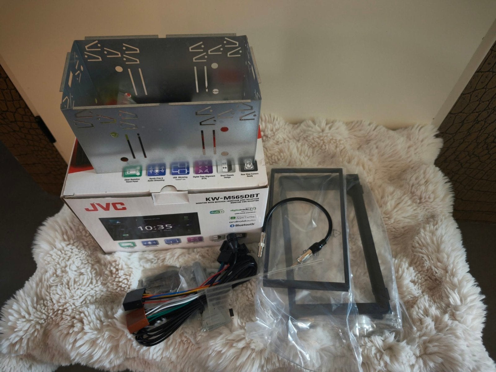 JVC KW-M565DBT Autoradio met Bluetooth en Android Auto, Ophalen of Verzenden, Nieuw