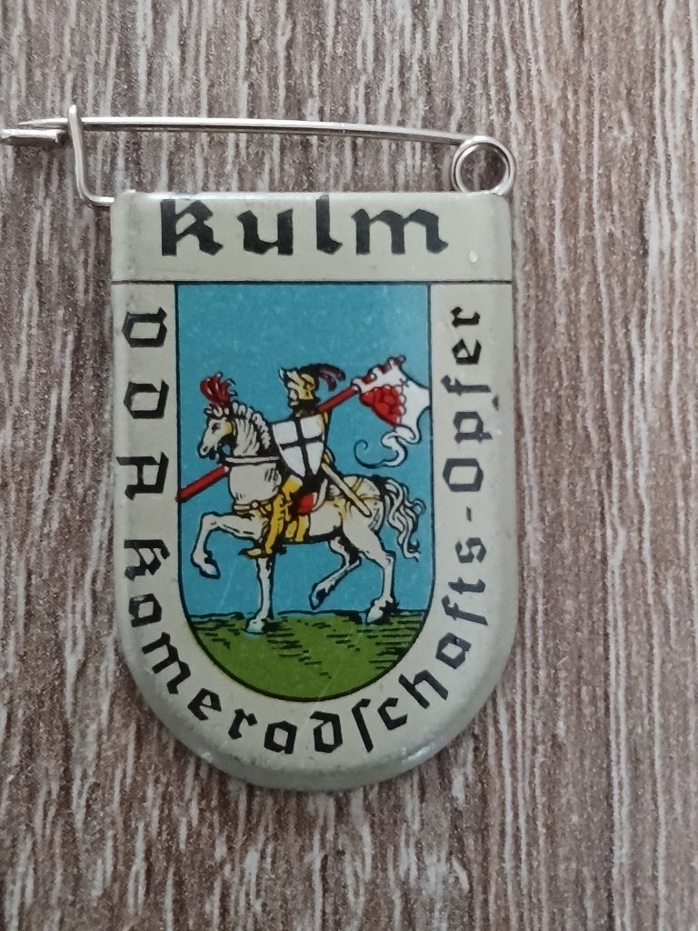 WHW spende 1934 - 1935, Kulm., Verzamelen, Militaria | Tweede Wereldoorlog, Ophalen of Verzenden, Overige soorten, Duitsland, Embleem of Badge