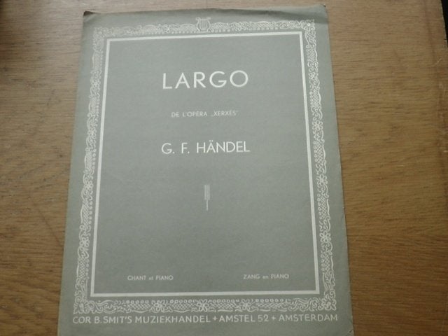 Largo van Händel, Ophalen of Verzenden, Artiest of Componist, Populair