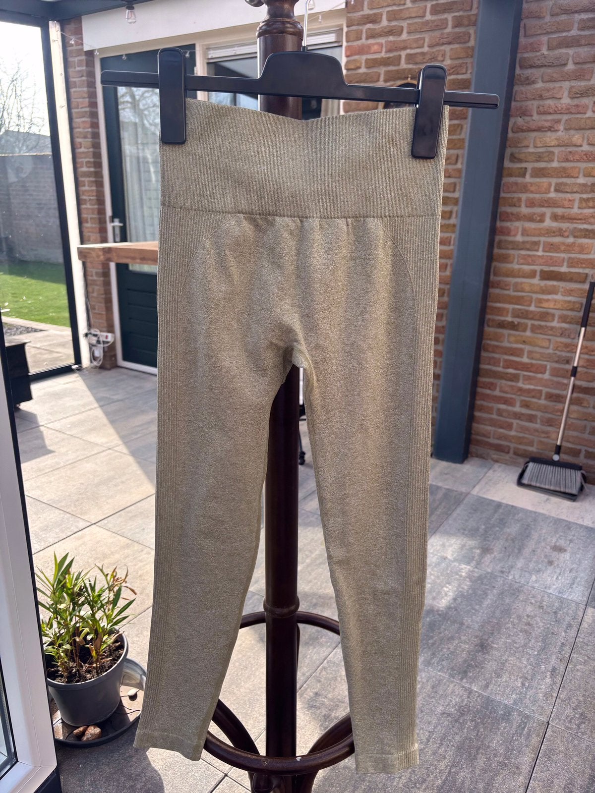 Sportlegging maat S, Ophalen of Verzenden, Maat 36 (S), Groen, Fitness of Aerobics