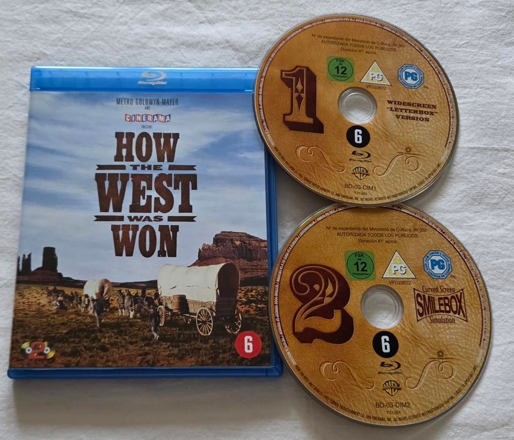 How The West Was Won/Western/Blu-ray's, Ophalen of Verzenden, Zo goed als nieuw, Actie