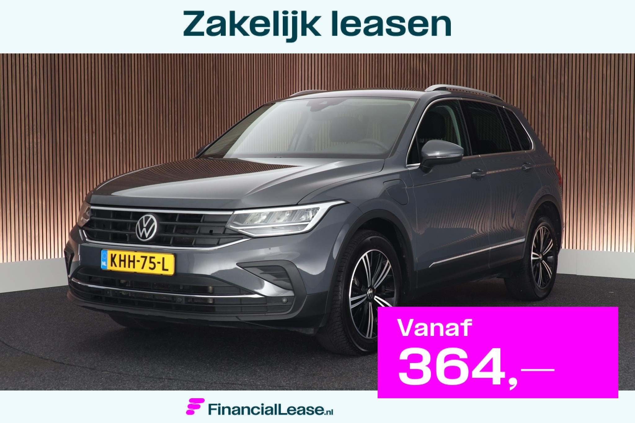 Volkswagen Tiguan 1.4 TSI 245pk eHybrid Life Virtual Cockpit, Stof, 4 cilinders, Hybride Elektrisch/Benzine, 1711 kg