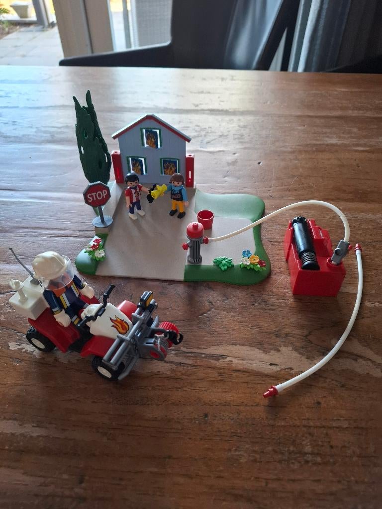 Playmobil jubileum complete set brandweer 5169, Ophalen of Verzenden, Gebruikt
