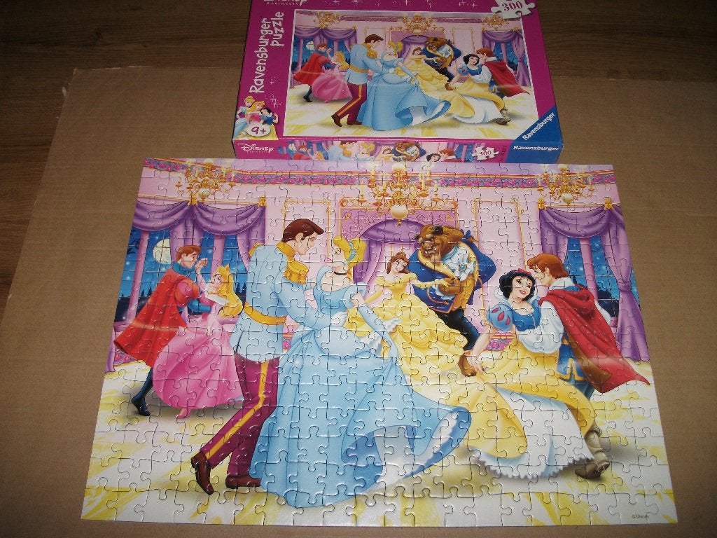 Disney Puzzel Princess 300 stuks, Ophalen of Verzenden, Minder dan 500 stukjes, Zo goed als nieuw, Legpuzzel