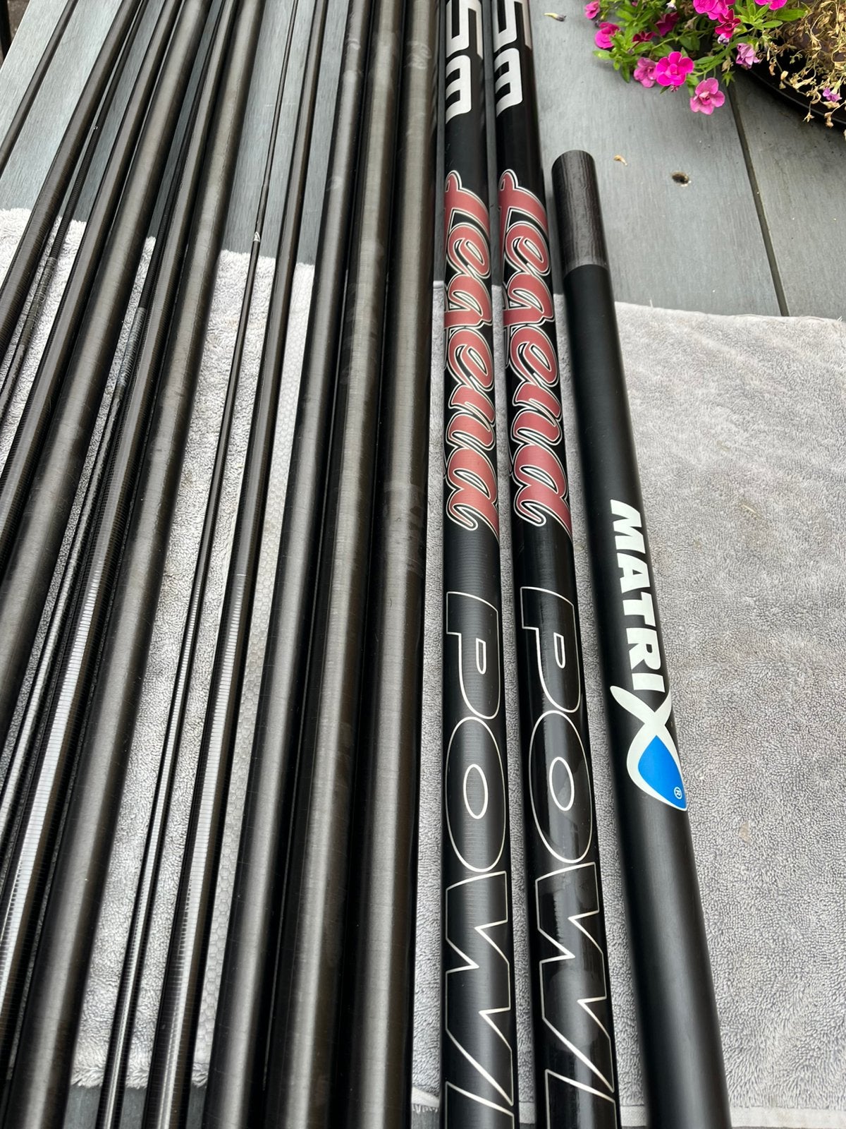 Vaste hengel Matrix Power Legend 11.5 M pack, Ophalen, Zo goed als nieuw, Vaste hengel