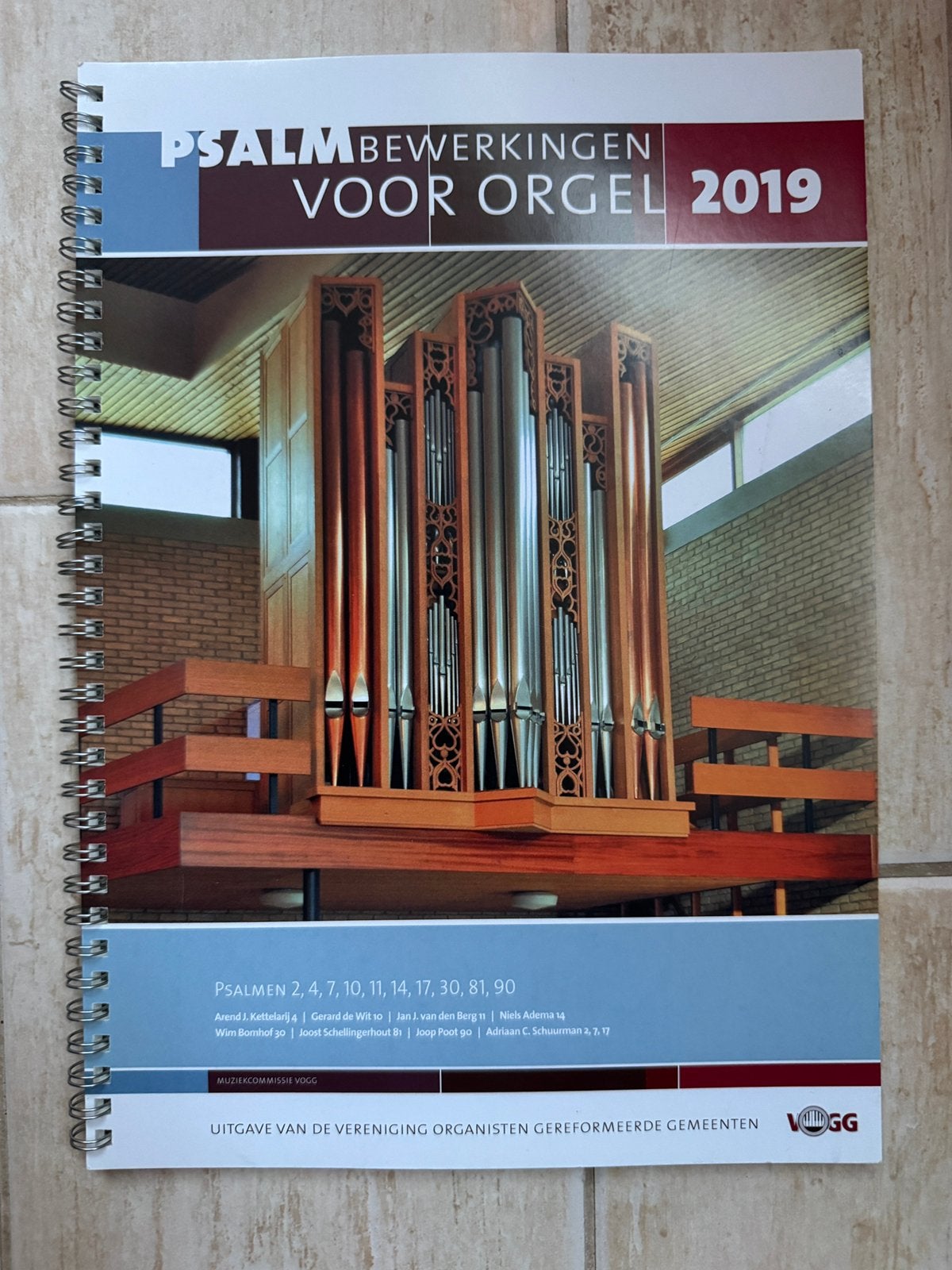 Bladmuziek VOGG Psalmbewerkingen voor orgel 2019 (noten), Orgel, Ophalen of Verzenden, Zo goed als nieuw, Religie en Gospel
