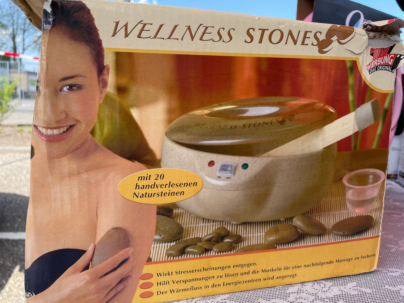 Hotstonemassage set, Ophalen of Verzenden, Zo goed als nieuw, Overige typen