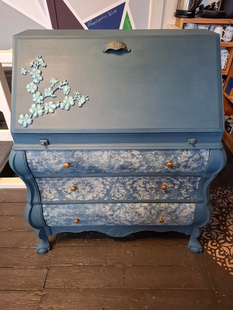 Secretaire 'Blue Cherryblossom', Ophalen, Nieuw