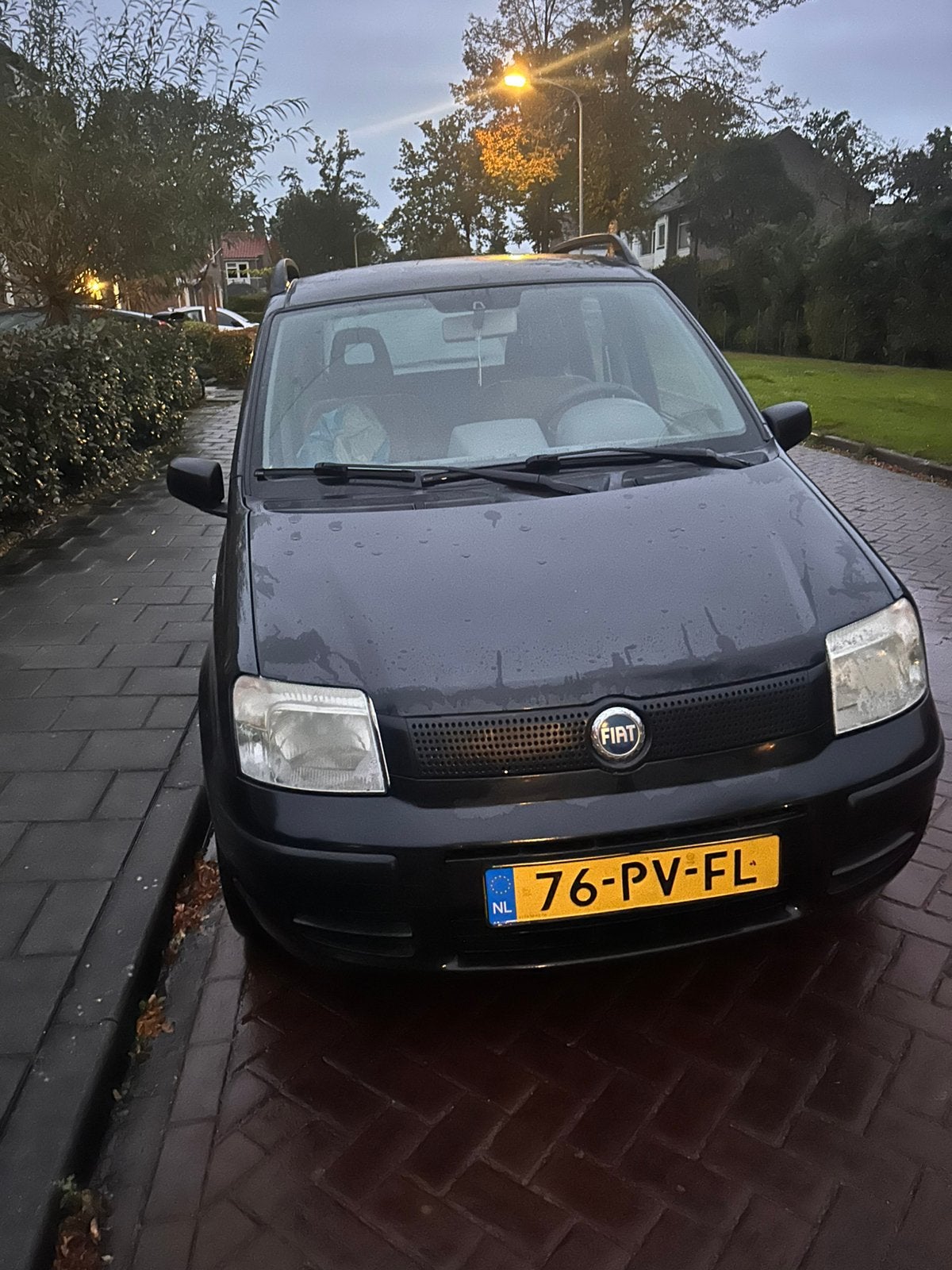 Fiat Panda 1.1 40KW 2005 Zwart, Voorwielaandrijving, 54 pk, 4 stoelen, Zwart