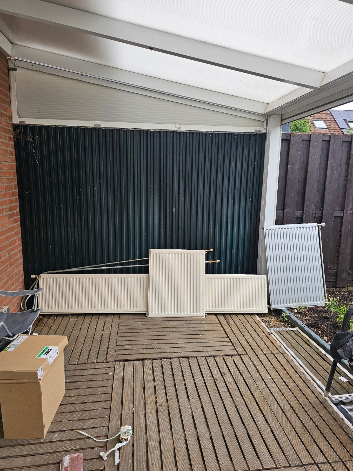 Diverse radiatoren, inclusief thermostaatknoppen, Doe-het-zelf en Verbouw, Verwarming en Radiatoren, Ophalen, 30 tot 80 cm, Gebruikt