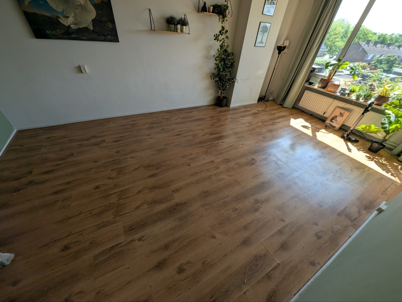 Laminaat vloer - ruim 60m2, Doe-het-zelf en Verbouw, Vloerdelen en Plavuizen, Ophalen, Gebruikt, 50 tot 150 cm, 10 m² of meer