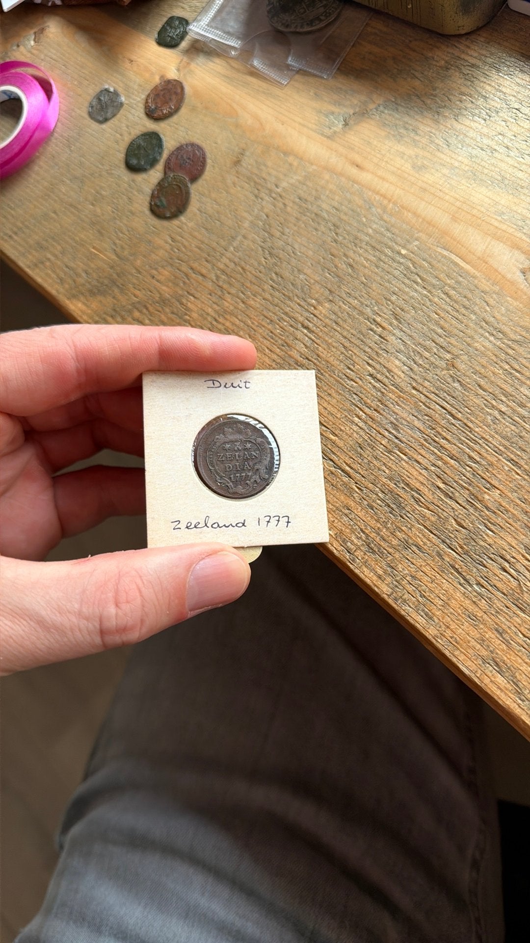 Zeeland scherpe duit 1777, Ophalen of Verzenden, Vóór koninkrijk, Overige waardes