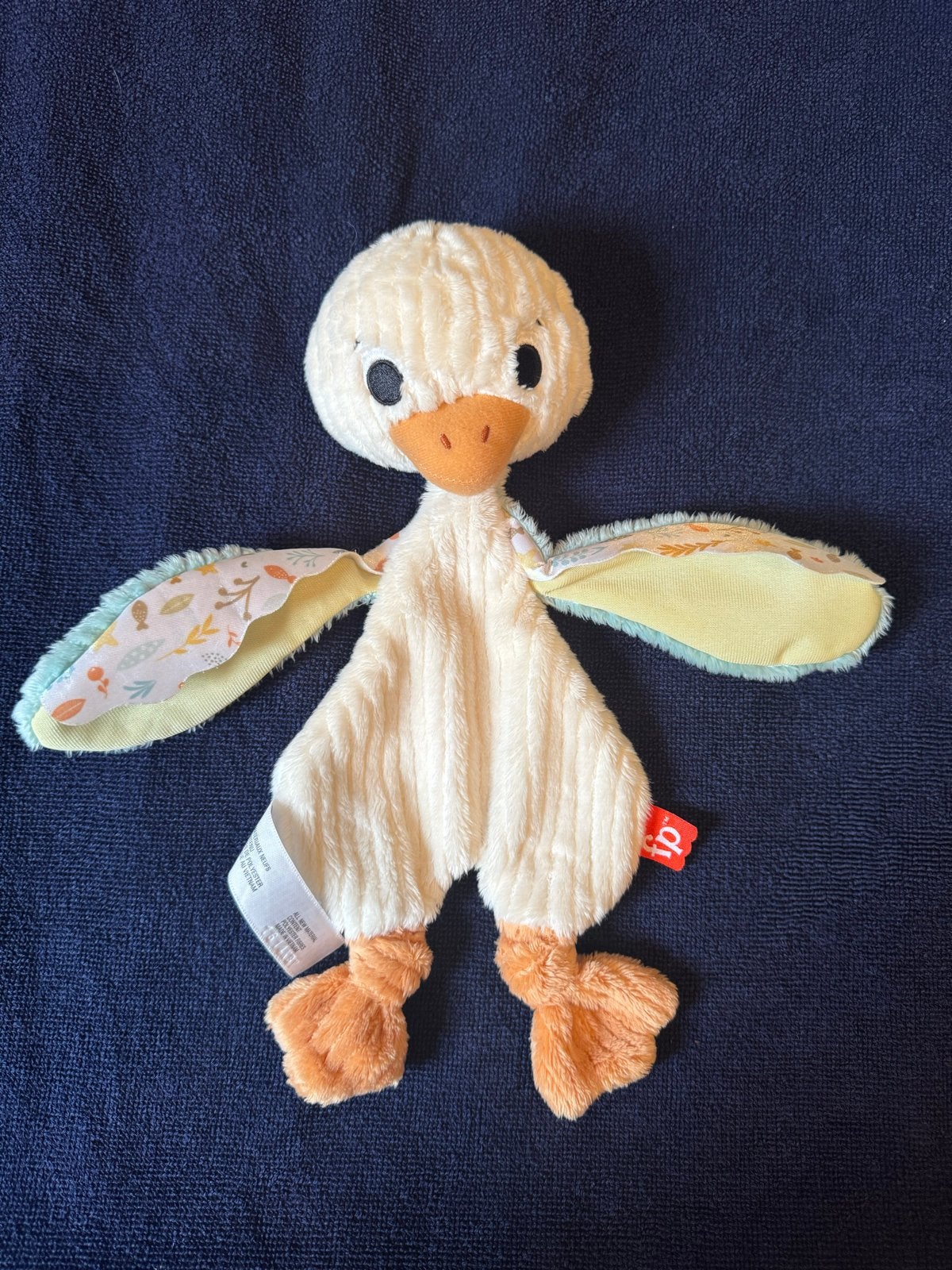 Schattig knuffeldoekje eendje van Fisher-Price, Overige merken, Overige karakters, Ophalen of Verzenden, Zo goed als nieuw