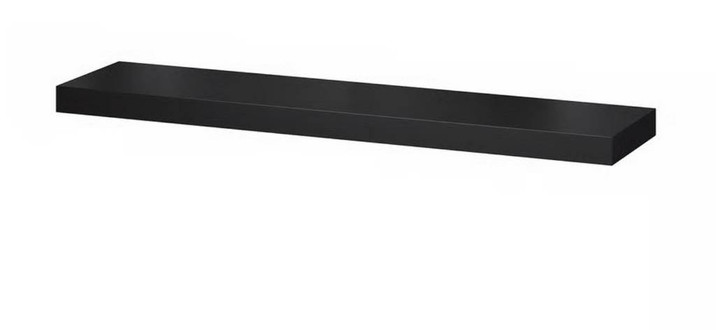 LACK Wandplank, zwartbruin, 110x26 cm, Ophalen, Gebruikt