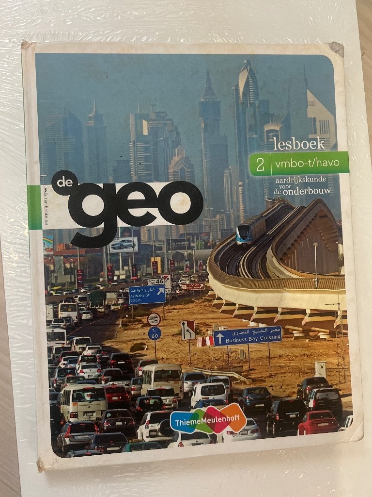 De Geo Aardrijkskunde Lesboek VMBO-T/HAVO 2, ThiemeMeulenhoff, Ophalen of Verzenden, Aardrijkskunde, Gelezen