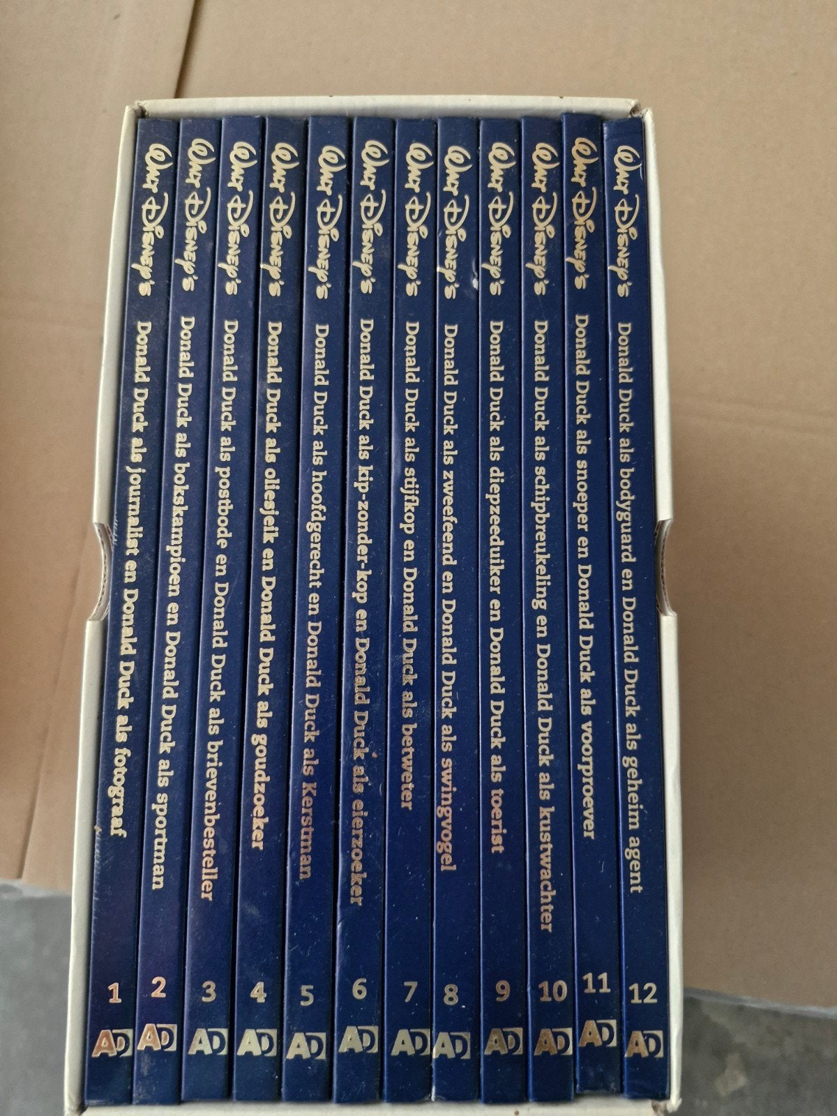 Donald Duck Collectie - Luxe uitgave in 12 delen, Boeken, Complete serie of reeks, Ophalen of Verzenden, Gelezen, Walt Disney
