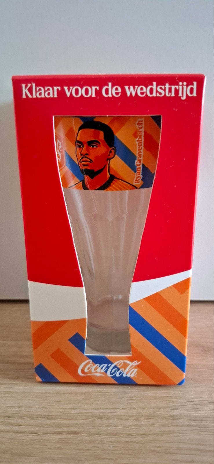 Coca-Cola glas Ryan Gravenberch - Klaar voor de wedstrijd, Ophalen of Verzenden