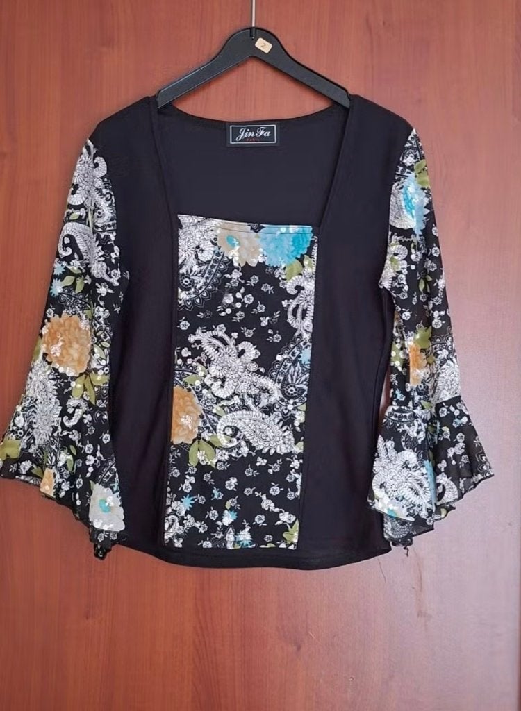 JinFa Paris top S, Maat 38/40 (M), Zwart, JinFa, Ophalen of Verzenden