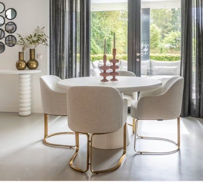 eettafel rond model Bloomstone van Richmond Interiors SALE, Ophalen, Rond, Nieuw, Richmond