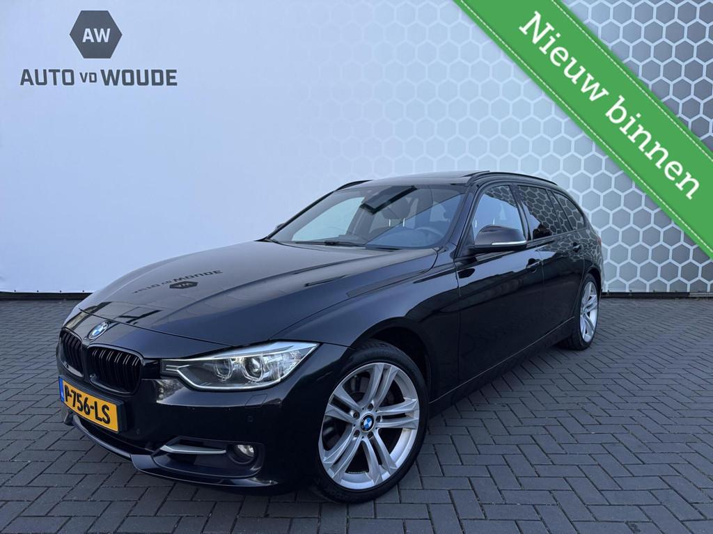 BMW 3-serie Touring 328i xDrive M Sport Executive Pano Xenon, Auto's, Stof, Gebruikt, 4 cilinders, Zwart