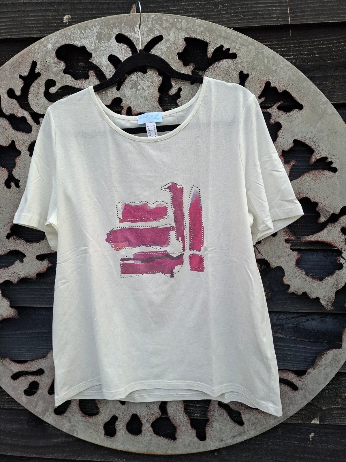 Shirt maat 44, Wit, Maat 42/44 (L), Ophalen of Verzenden, Zo goed als nieuw