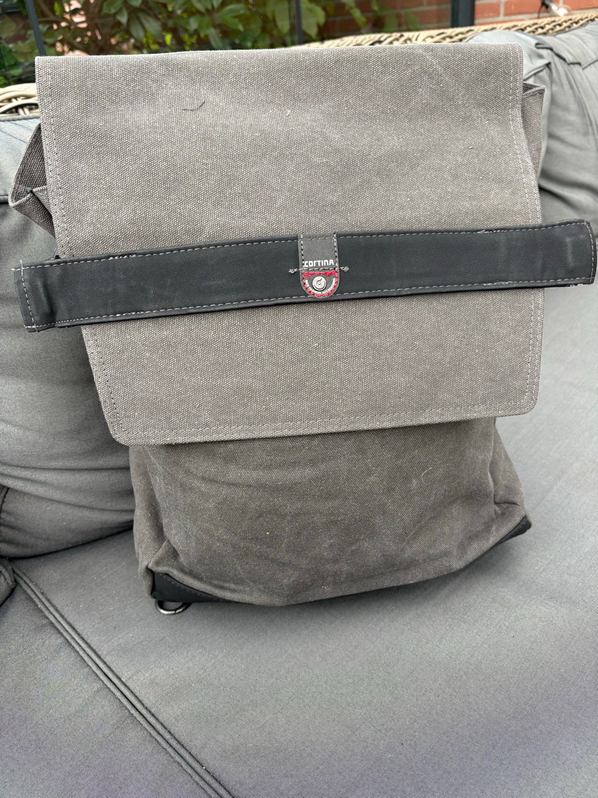 Nieuwe Cortina Munich Messenger/Rugzak Canvas Antraciet, Sieraden, Tassen en Uiterlijk, Geen, 25 tot 40 cm, Nieuw, Ophalen of Verzenden