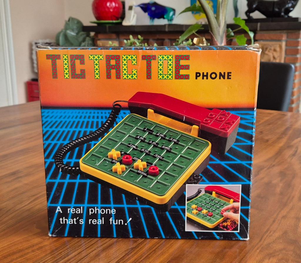 Vintage Tic Tac Toe Telefoon - Uniek en Functioneel, Ophalen of Verzenden, Zo goed als nieuw
