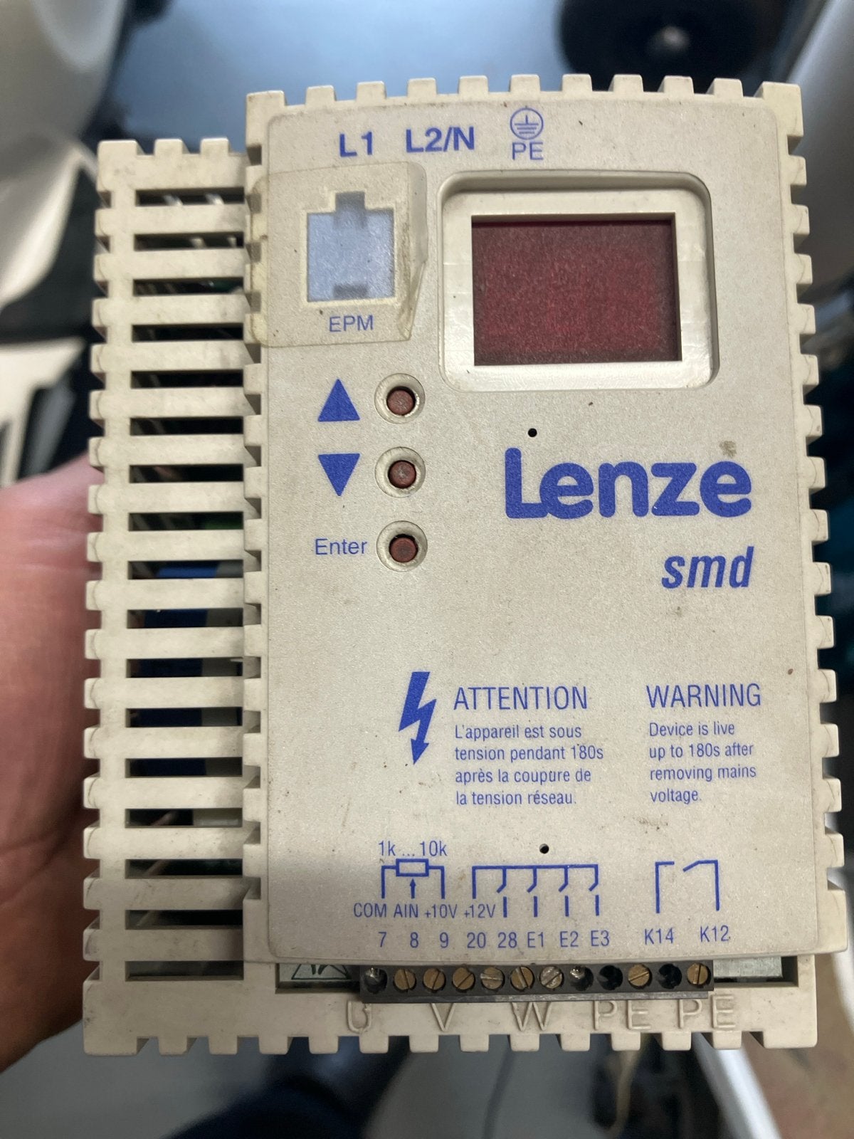 Lenze SMD Inverter ESMD152S25FA - 1.5 kW Frequentieomvormer, Ophalen of Verzenden, Gebruikt
