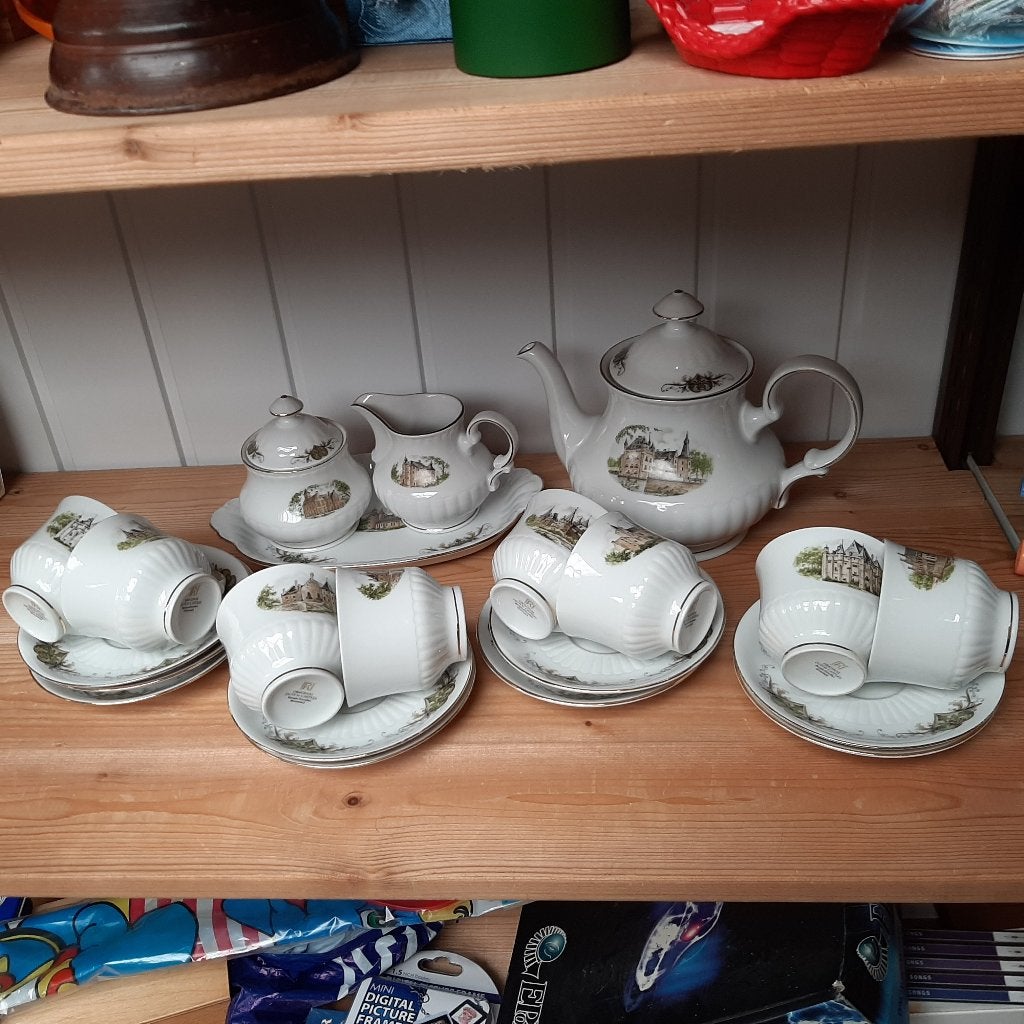 Kastelen servies - Original Dutch Castles Porselein Bavaria, Ophalen, Gebruikt, Overige merken, Overige typen