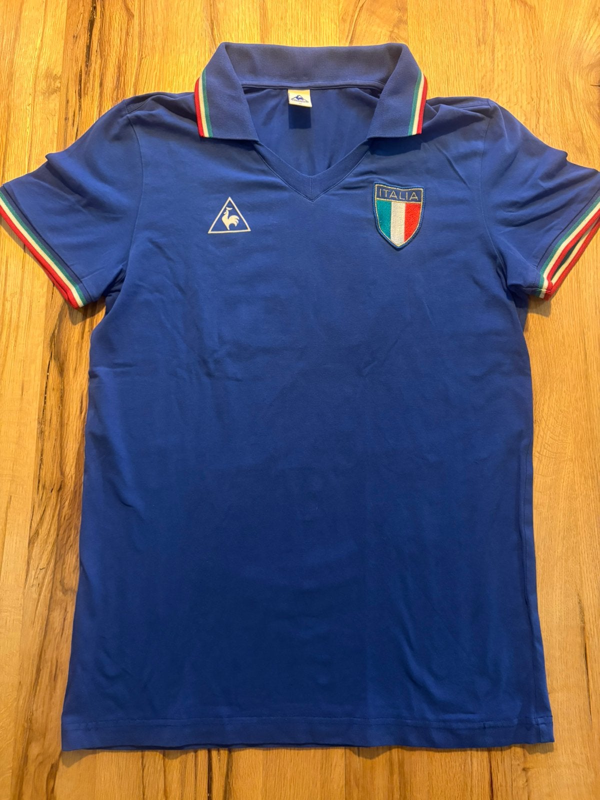Origineel Le Coq Sportif shirt 1982 (heruitgave), rare!, Maat M, Ophalen of Verzenden, Gebruikt, Shirt