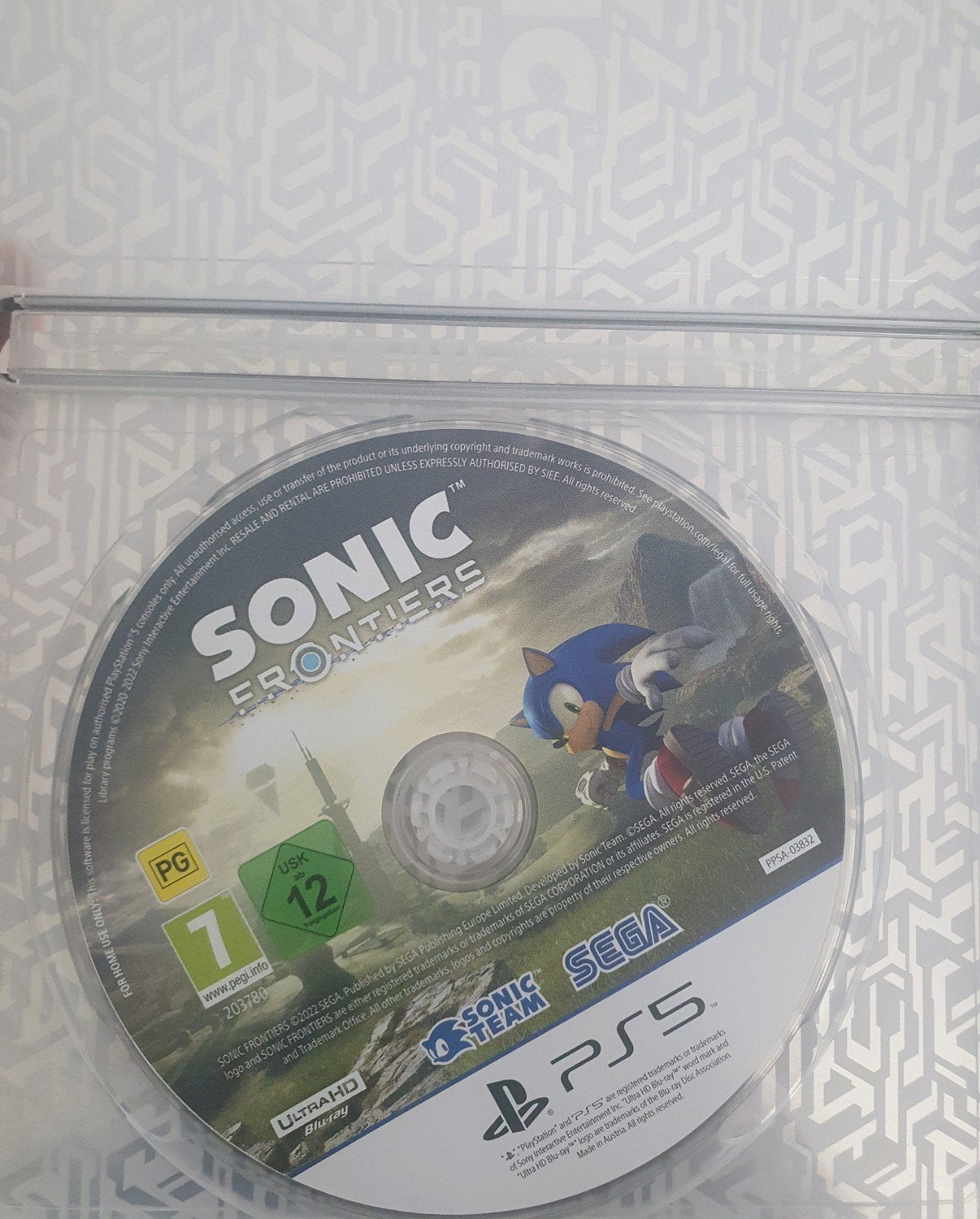 AMPER GESPEELD! Sonic frontiers ps5 playstation 5, Ophalen of Verzenden, Zo goed als nieuw, Avontuur en Actie