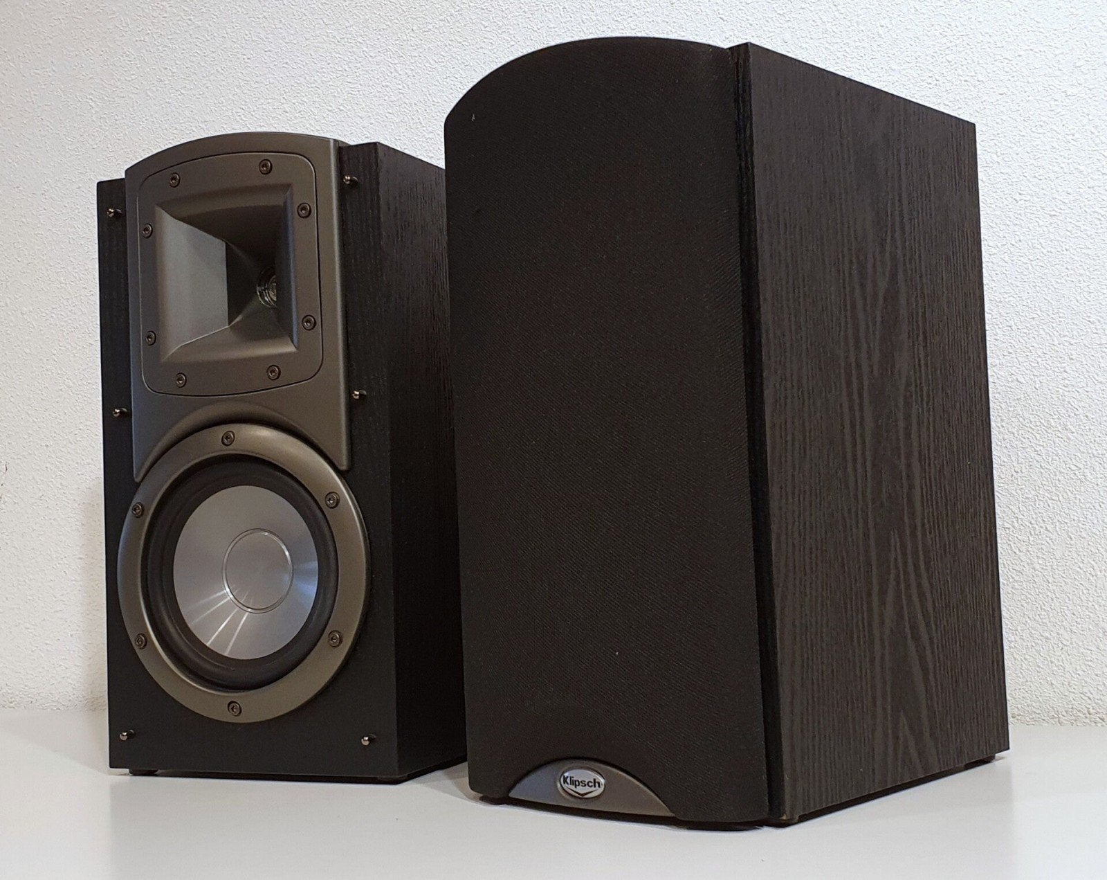 Klipsch Synerry B3 Boekenplank Luidsprekers - Compact & Krac, Ophalen, Gebruikt, Minder dan 60 watt, Boekenplank luidspreker