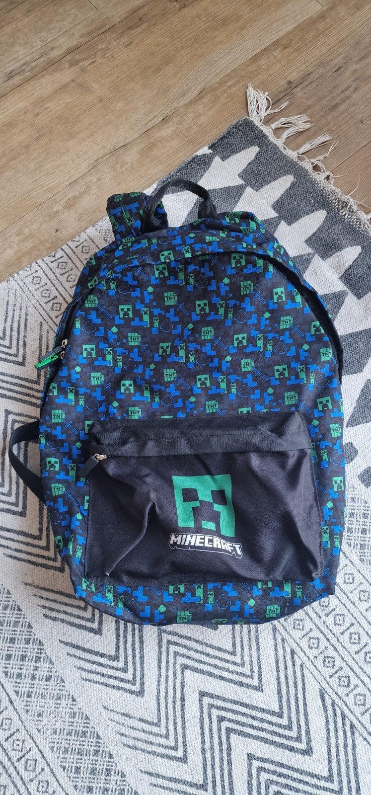 Rugzak Minecraft zwart, Sieraden, Tassen en Uiterlijk, Ophalen of Verzenden