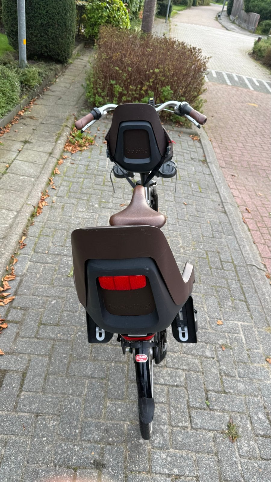 Foto 7 van Gazelle dames stadsfiets met Bobike kinderzitjes