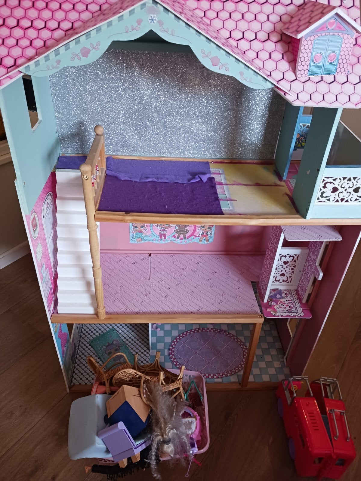 barbiebuis, Ophalen, Gebruikt, Poppenhuis