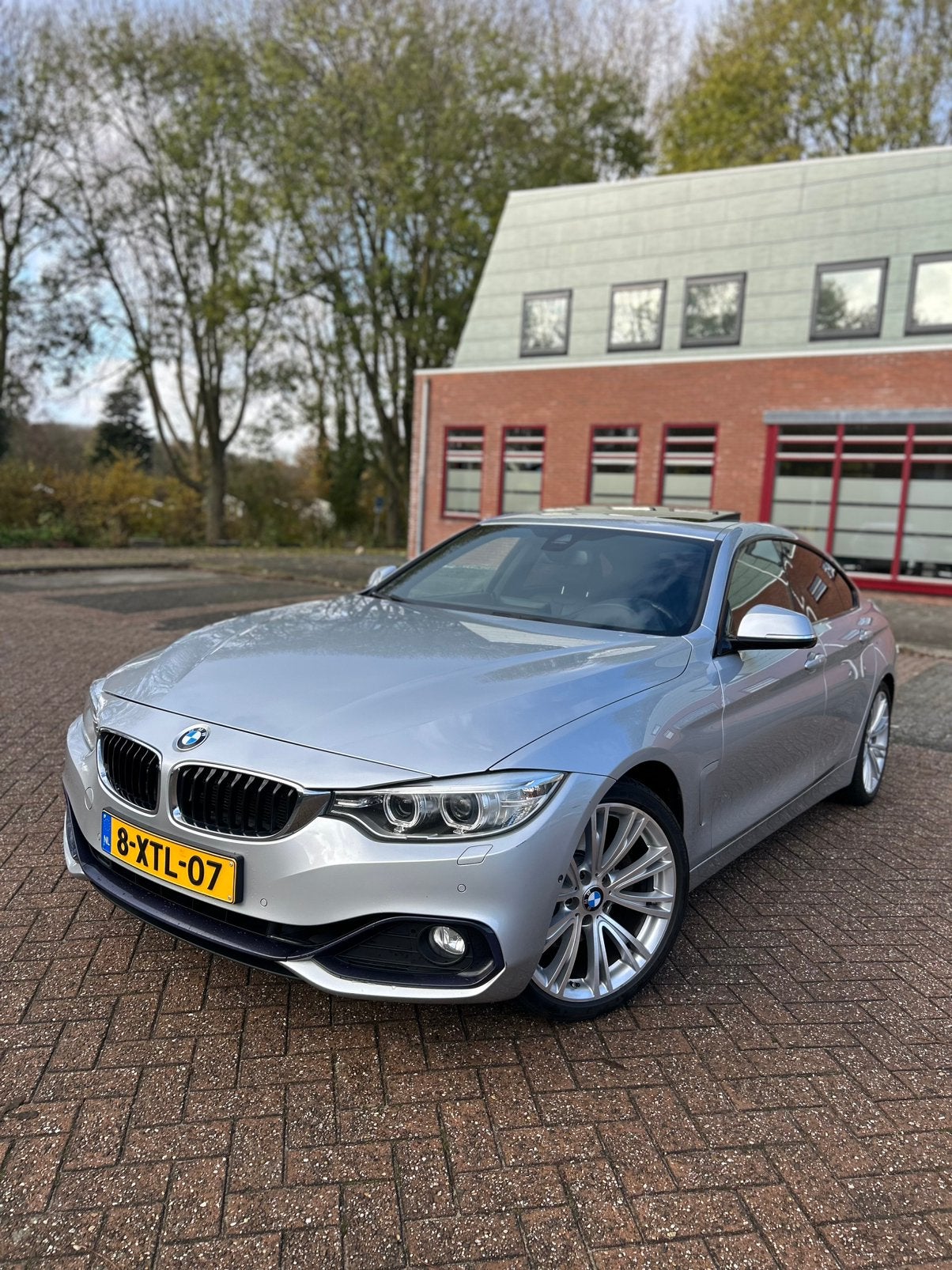 BMW 4-Serie 428IA 2.0 Gran Coupe 2014 Grijs, Auto's, BMW, Automaat, 745 kg, Achterwielaandrijving, 1505 kg