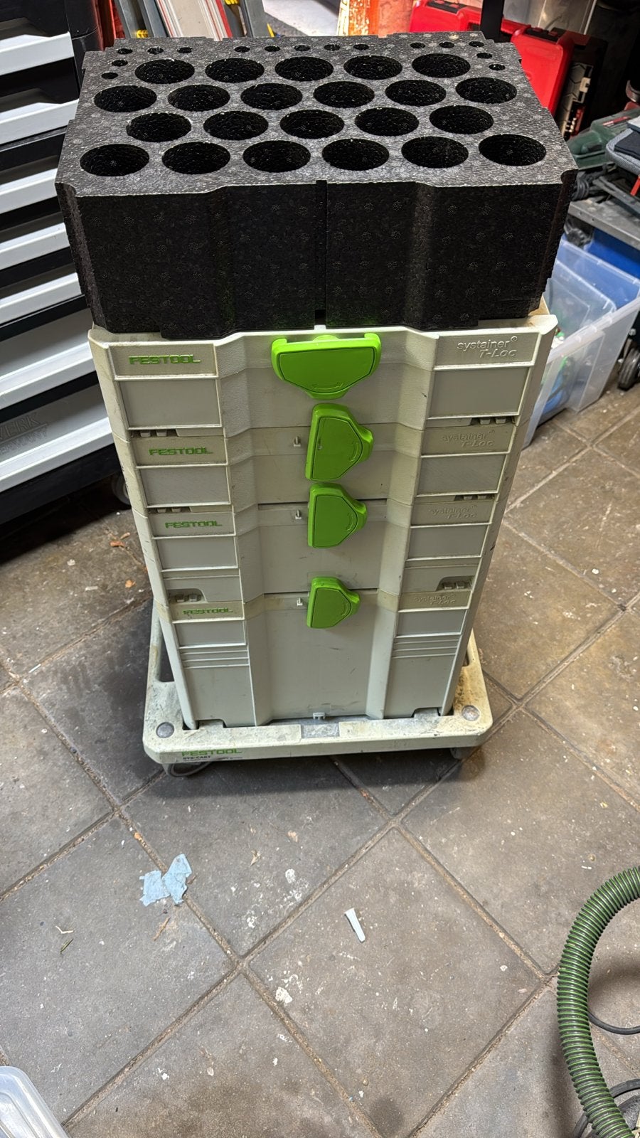 Festool Systainer T-LOC met inzet en trolley, Ophalen, Gebruikt