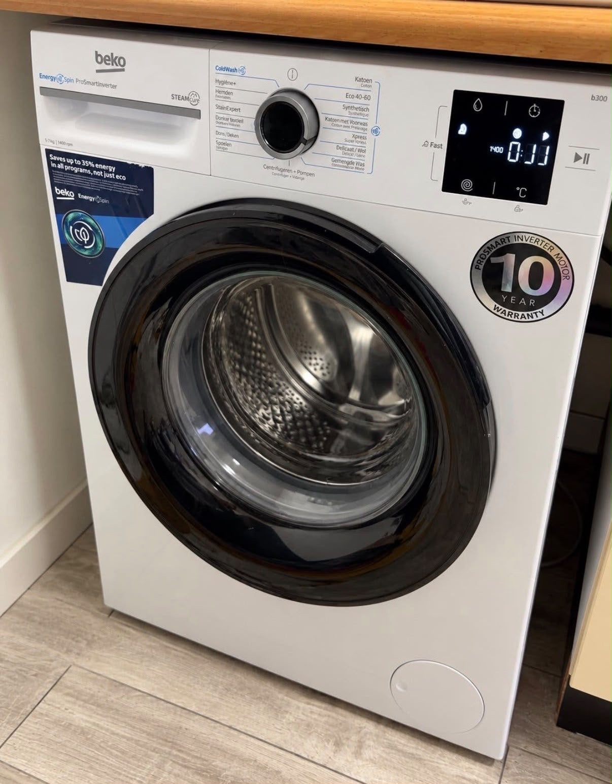 Beko Wasmachine 7kg 1400 toeren - Zo goed als nieuw, Ophalen, 6 tot 8 kg, Overige typen, Zo goed als nieuw
