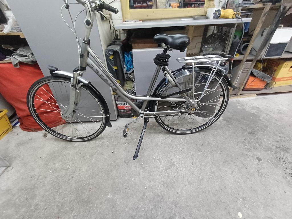 Dames Fiets Gazelle Paris Bleu 28 inch, Fietsen en Brommers, Fietsen | Dames | Damesfietsen, Ophalen, Gebruikt, Trommelrem, Gazelle