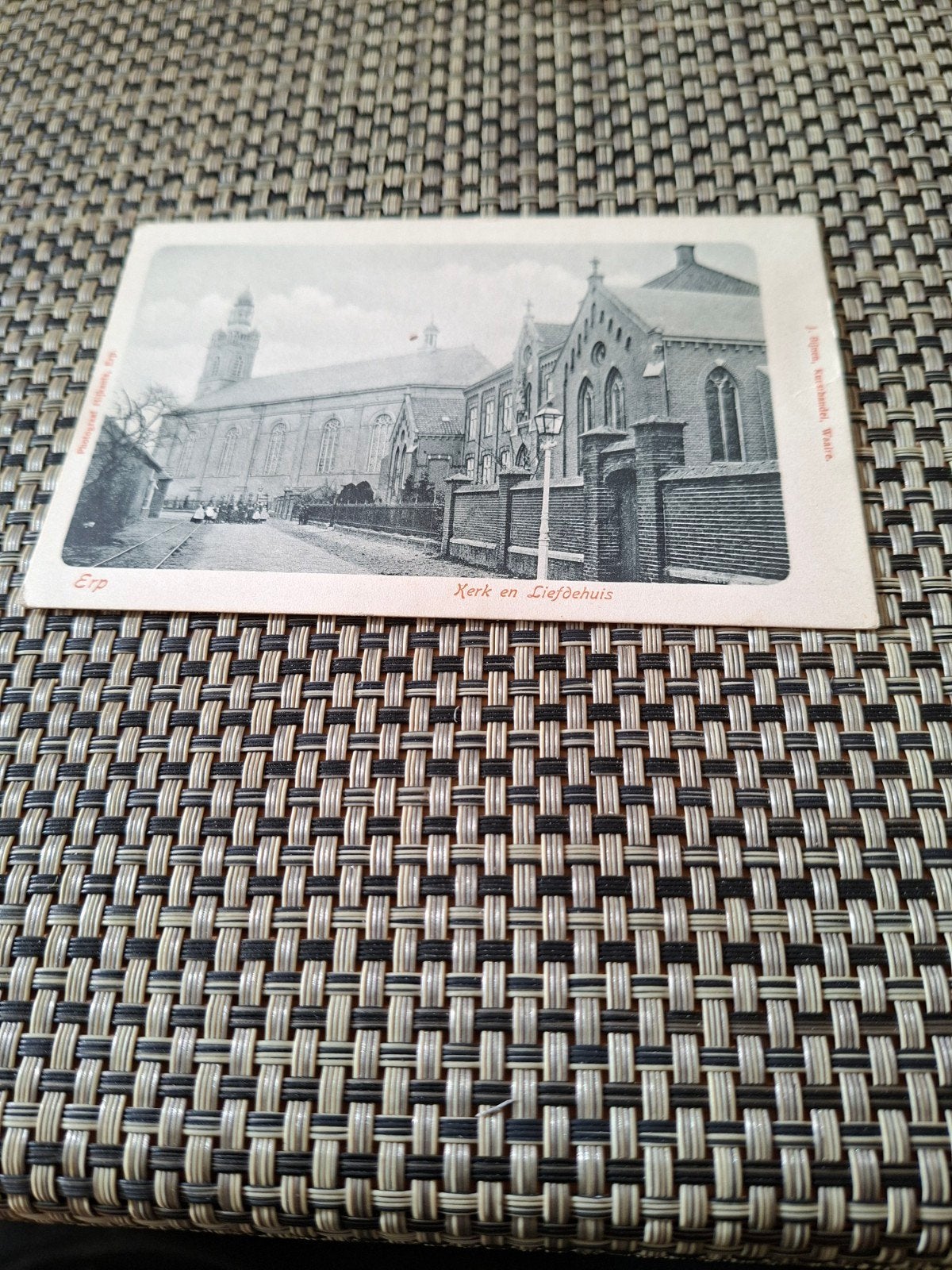 Erp: Kerk en Liefdehuis, Ophalen of Verzenden, Voor 1920, Ongelopen, Noord-Brabant