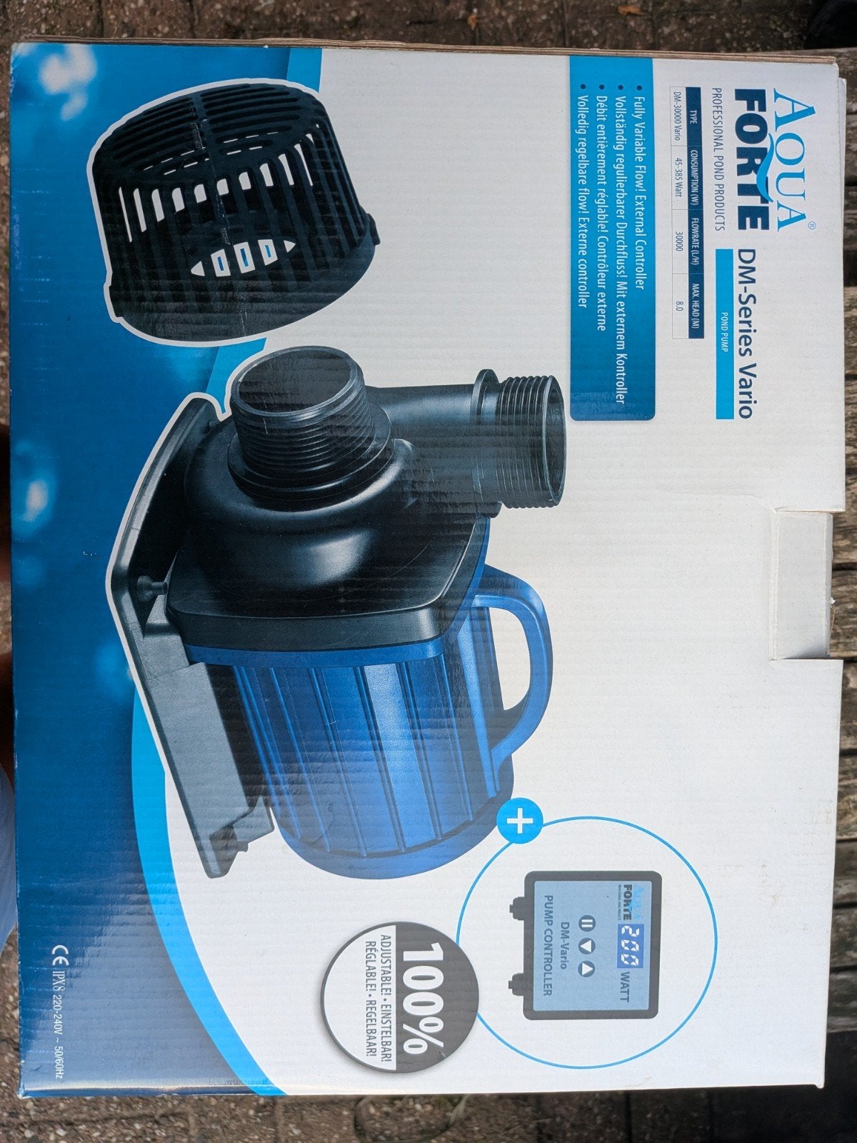 Aqua Forte DM-30000 Vario Vijverpomp, Ophalen of Verzenden, Vijverpomp