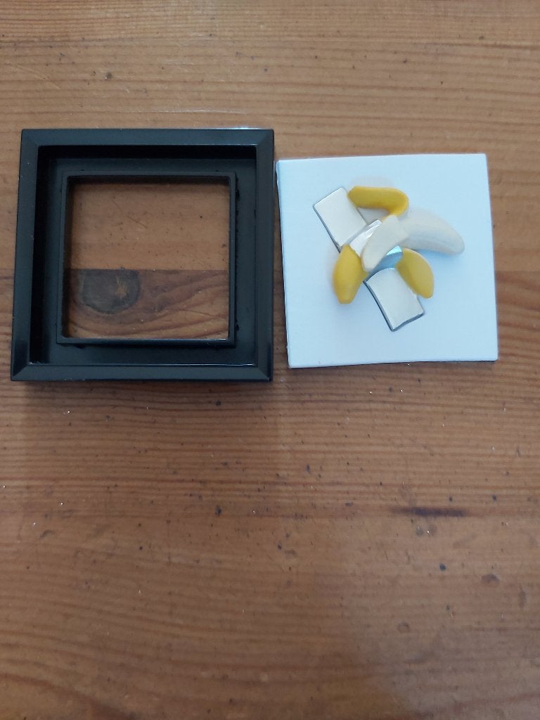 Zuru mini brands de banaan (schilderij), Ophalen of Verzenden
