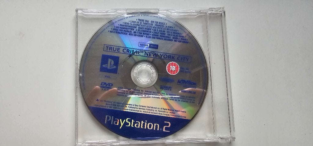 True Crime New York City PS2 Promo Disc, Spelcomputers en Games, Avontuur en Actie, Gebruikt, Vanaf 18 jaar, 1 speler